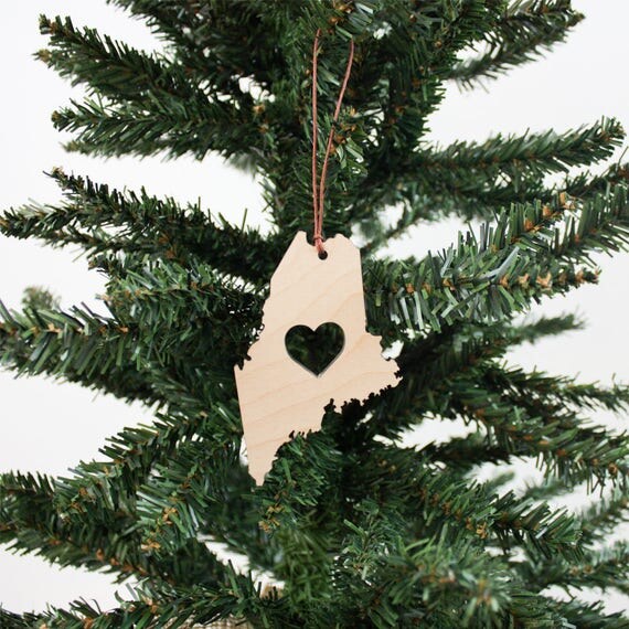 Maine Ornament Christmas Ornament Holiday Decoration