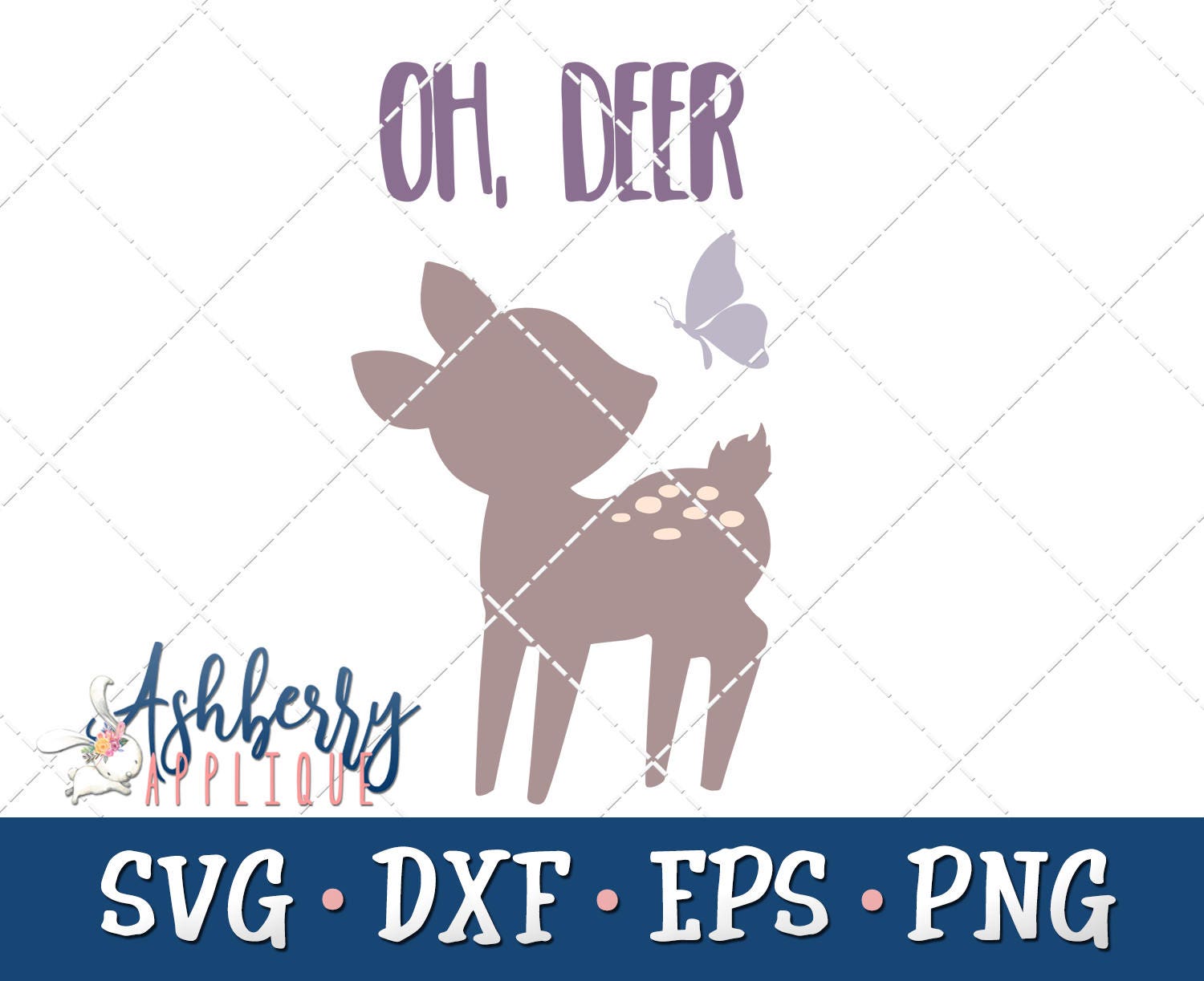 Download Oh, Deer SVG/DXF Cut File - Instant Download - Woodland ...