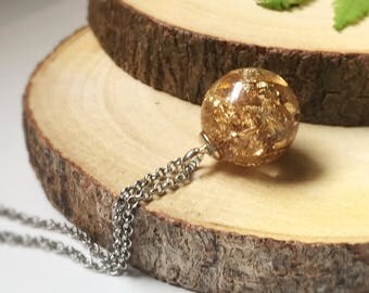 Jewelry, Birthday Gift, Resin Jewelry, Bridal Party Gift, Flower Jewelry, Nature Jewelry, Handmade Jewelry, Gift For Her, Nature Necklace