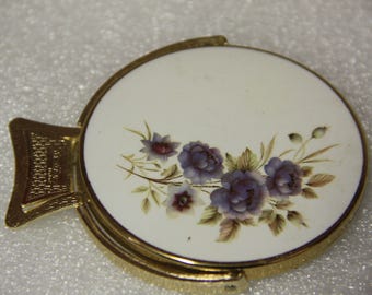 E Stratton England vintage vanity compact mirror flip mirror not a case mirror only