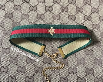 Gucci Design Choker FREE WW Shipping!! Gucci Bee Choker Gifts For Her Gifts For Sister Birthday Gift Ideas