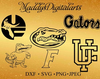 Florida Gators svg, Gators clipart, Florida svg, Florida clipart, digital – svg, png, dxf, pdf. Decor Die Cut Print Mug Shirt Decal.