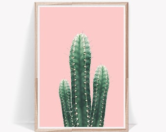 Cactus Print,Succulent Print,Cactus Wall Art,Wall Prints,Pink,Cacti Prints,Cactus Poster,Succulent Art,Cactus,Art Prints,Digital Download