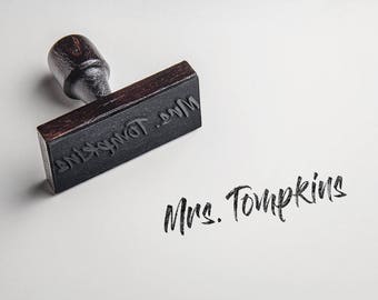 stamp name custom signature inking self