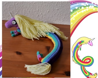 LADY RAINICORN Adventure Time (Based on) Handmade Amigurumi Collectable