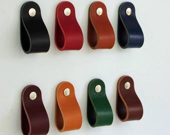 Leather Cabinet Pulls S3 Drawer Cabinet Pulls Drawer Handles Cupboard Handles Pulls Kitchen Handles Pulls Poignee Cuir Door Hardware Pulls