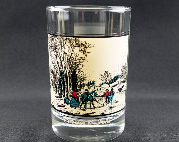 Classic Currier & Ives Wintertime Scenes Glass Set | Vintage Arbys Old Fashioned Glasses | 12 Oz Winter Glasses - Set Of 4 Classic Currier & Ives Wintertime Scenes Glass Set | Vintage Arbys Old Fashioned Glasses | 12 Oz Winter Glasses - Set Of 4