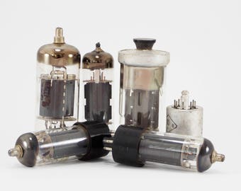 ELectronic vacuum tube radio valve tube amplifier tubes for craft steampunk Supplies old lamp decor radio parts vintage electronics TV lamps
