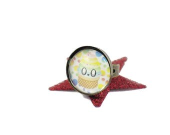 Kawaii Cupcake ring