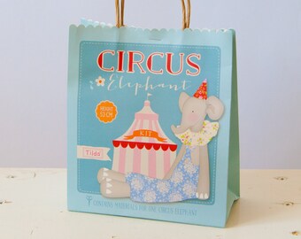 Tilda-sew set: circus elephant