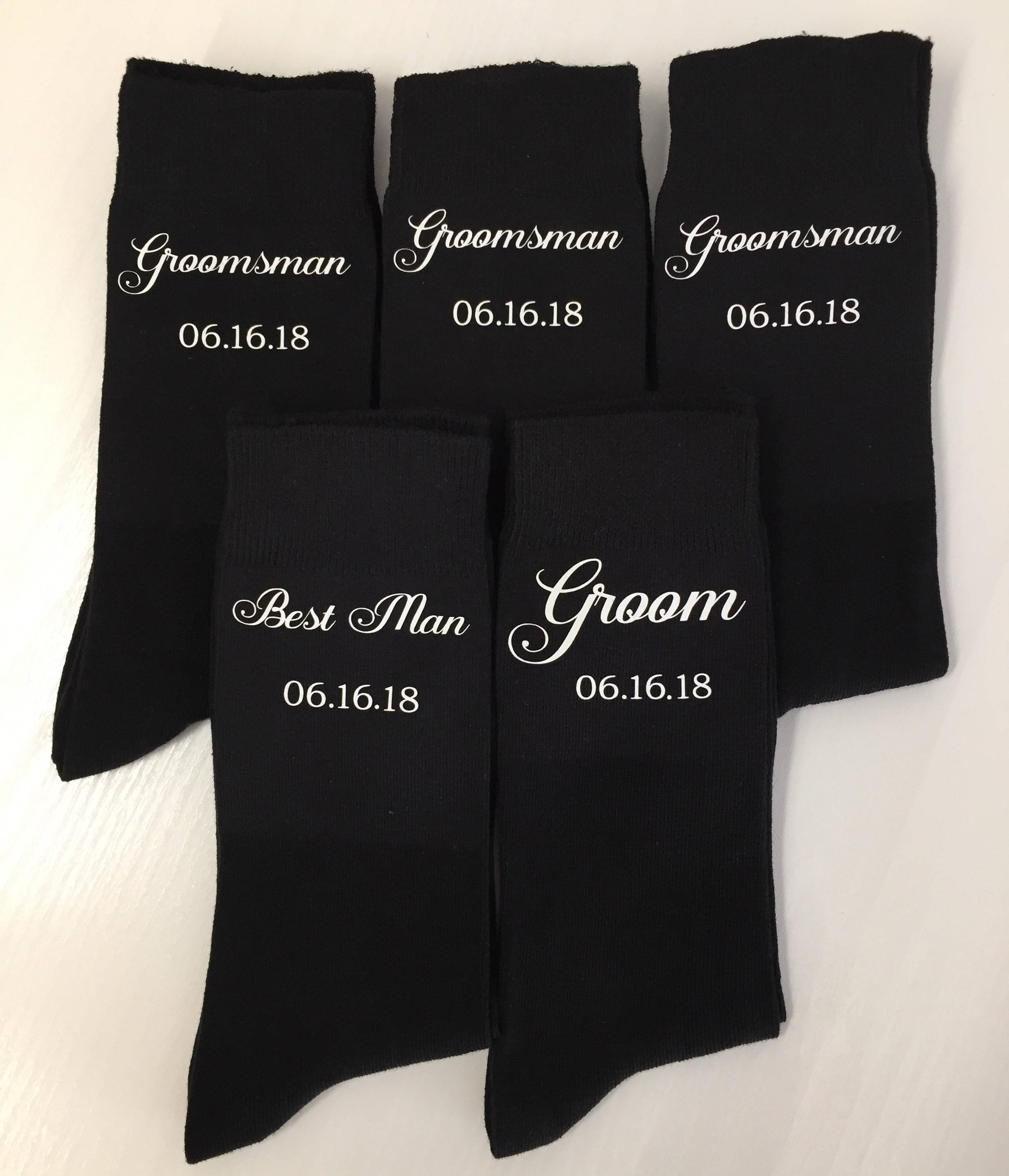 Grooms Party Personalised Wedding Socks Groom Socks