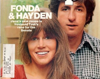 Jane Fonda People Magazine June 23, 1975 w/Label