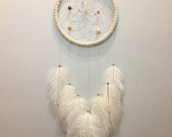 White Corded Dream Catcher