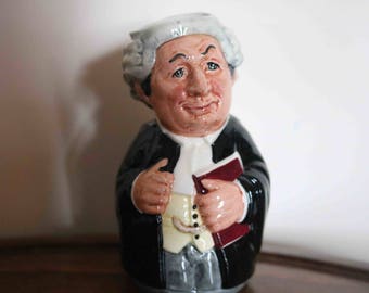 Royal Doulton Doultonville Character / Toby Jug Mr Litigate the Lawyer D6699