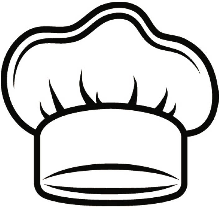 Chef Hat 3 Baker Baking Bakery BBQ Pastry Bread Kitchen