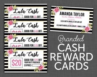 Lula Cash Card - LulaCash - Reward Card - Cash Card - Floral