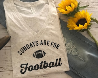 Sundays are for Football, Football Tee, Football y'all tee
