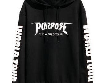 Justin Bieber Purpose Tour Merch Hoodie Sweatshirt
