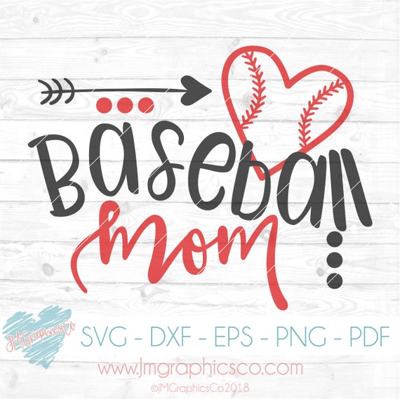 Download Baseball mom svg eps dxf png cricut cameo scan N cut