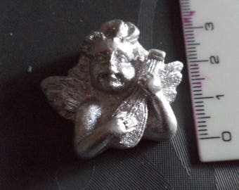 small plaster Angel silver for any new creation