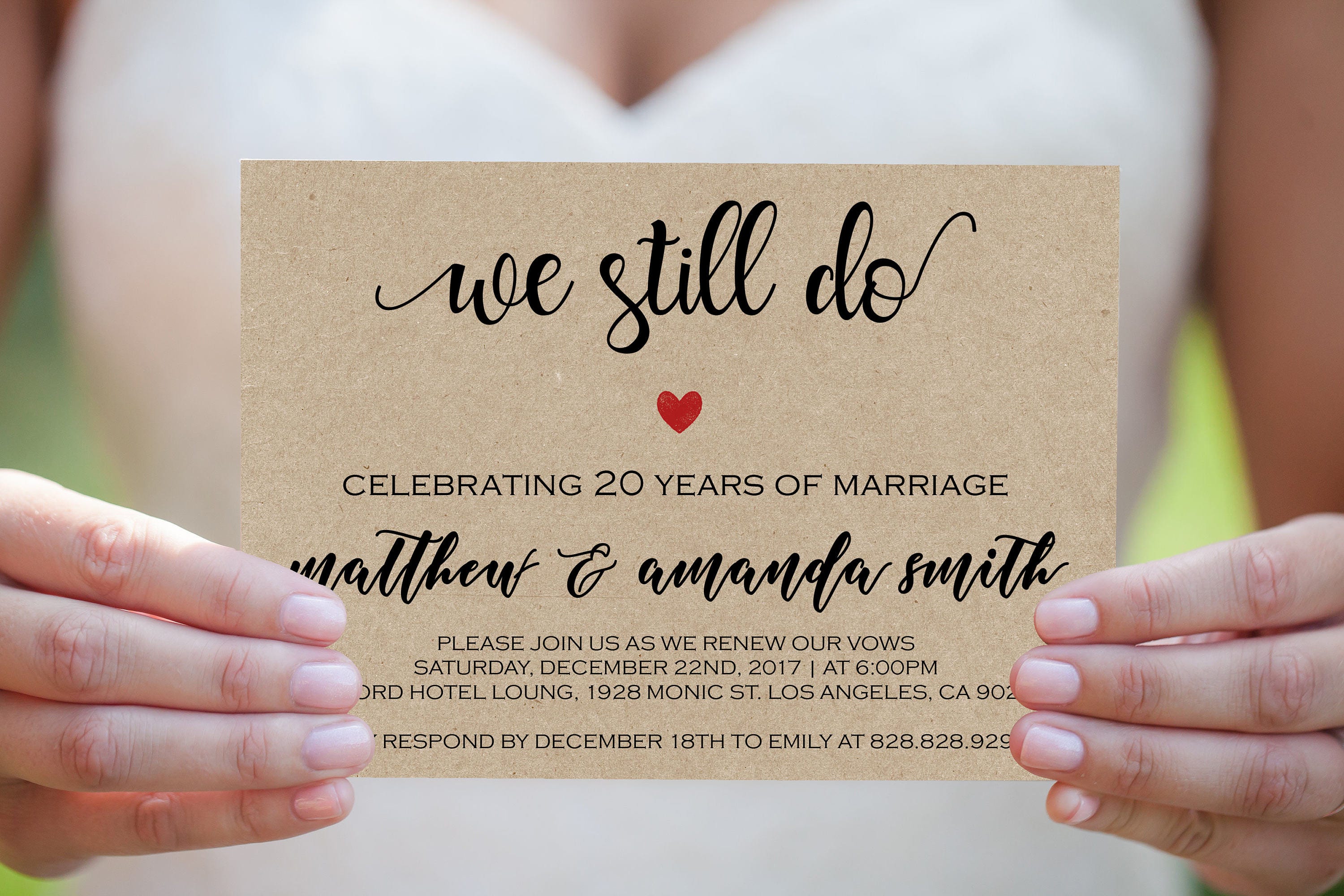 Invitations For Vow Renewal