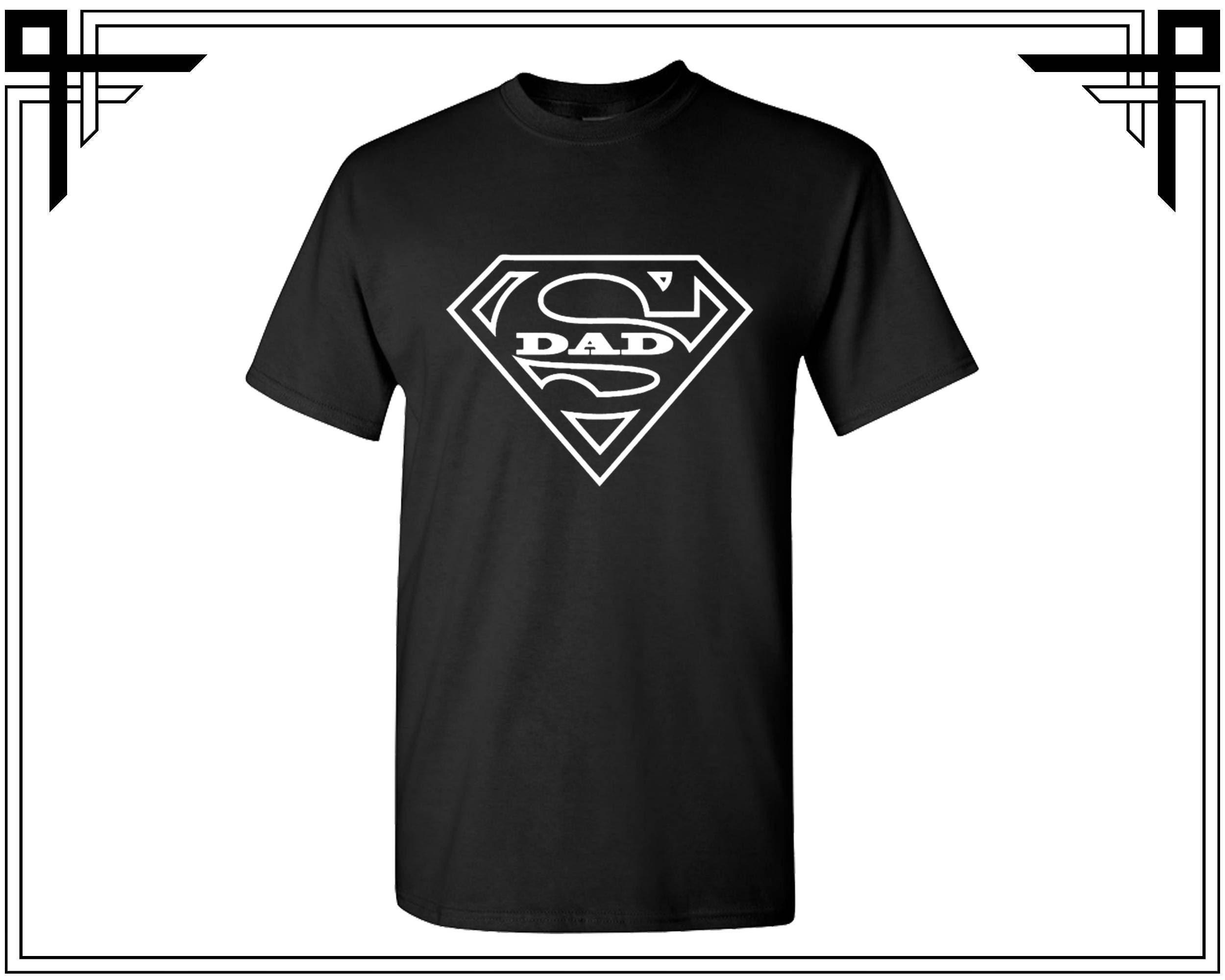 Super Dad Superman Dad Superman Logo Men's T-shirt T Shirt