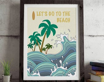 Surf themed room | Etsy