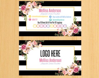 Printable Business Punch Card, Buy 10 Get 1 Free, Free Leggings Style Marketing Card09 | PC_01