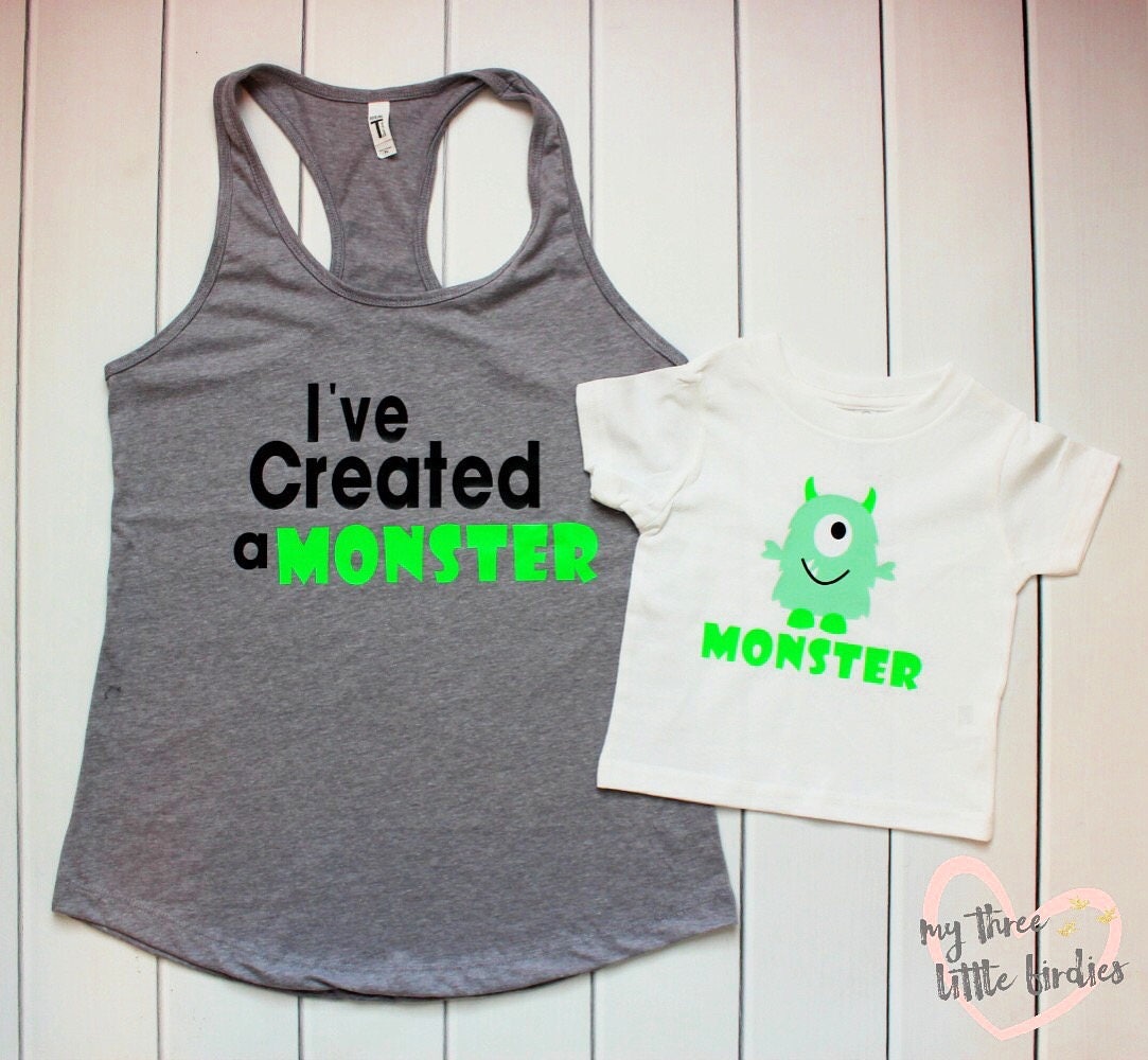 mommy's lil monster shirt