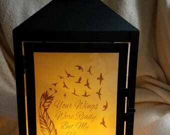 Memorial lantern | Etsy