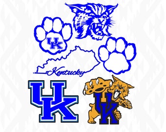 Kentucky Wildcats Designs; SVG, DXF, Ai, Eps, Pdf, Jpeg, Png