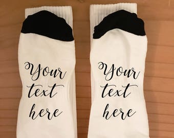 If you can read this socks | Custom Socks | Personalized Gift | Socks with sayings | if you can read this | Custom Gift | Customized Socks