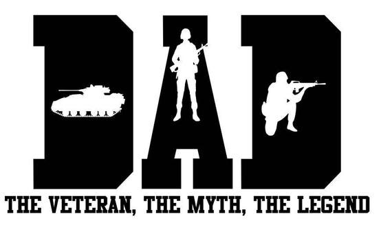 Download The Veteran the Myth the legend Army SVG PNG DXF
