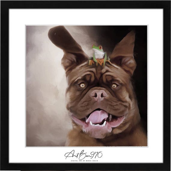 Rescue Dog Art Rescue Dogs Dog Lover Gift Kids Room Art