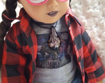 American Girl Doll Custom Repaint Grunge Punk