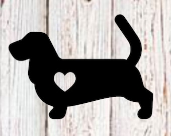 Decal | Basset Hound Love