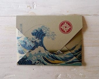 Ticket envelope 7 Knots "waves". Made of valuable cards.
