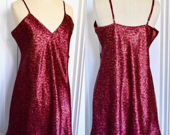 SLEEPWEAR SLIP DRESS JARDIN POSTCARDS main image 1