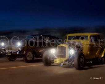 John Milner racing T shirt American Graffiti 32 coupe