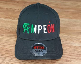 Canelo Caps, Canelo Alvarez hat, Boxing caps, otto flex, Embroidery caps, campeon design, mexican colors style cap, custom