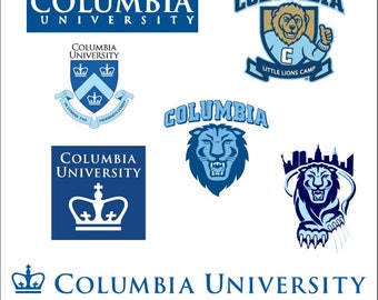 State University svg Columbia University svg Columbia Lions svg Digital Download For Cameo or Cricut svg png eps dxf files