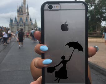 Mary Poppins Decal, Mary Poppins Sticker, Mary Poppins, Phone Cover, Disney Stickers, Disney Vinyl Decals, Disney