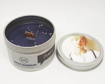 Jimin- 4OZ- Scented Candle- BTS- Kpop- Bangtan- Bangtan Boys- Kpop Candle- Wood Wick- BTS Army- Kpop Merch
