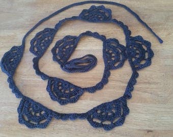 Crochet Bunting - Crochet Garland - Doily - Decoration