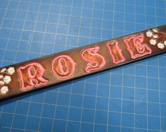 DOG COLLAR, Handmade Dog Collar, Custom Dog Collar, Leather Dog Collar, Personalized Dog Collar, FREE Shipping!