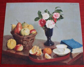 Still life by Henri Fantin-Latour.