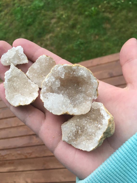 Break Open Quartz Geodes