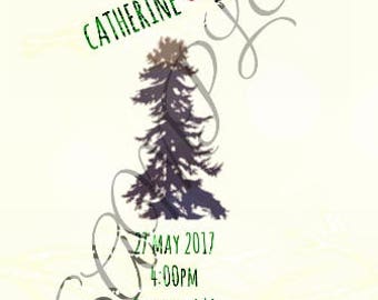 Fall Wedding Invitation (set)