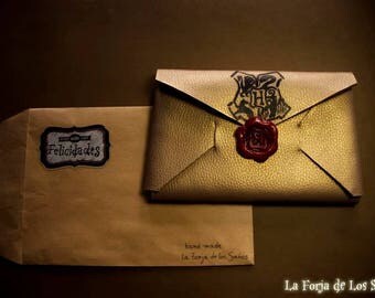 Wallet Harry Potter Hogwarts acceptance letter, wallet / purse letter of acceptance to Hogwarts, custom