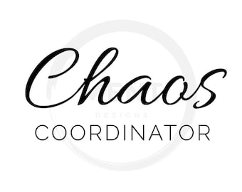 Chaos Coordinator SVG - SVG File - DXF File